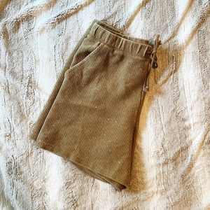 PINK brand Mustard Corduroy shorts